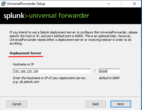splunk server